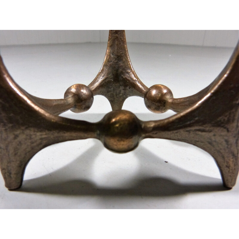 Vintage German candleholder in bronze by Gilde Bronze