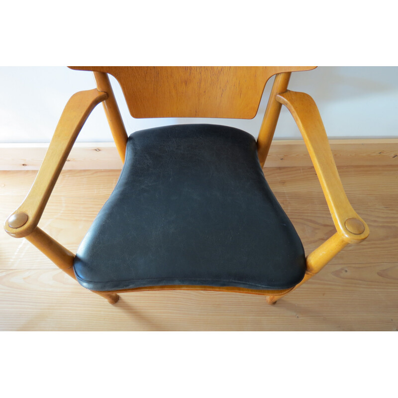 Suite de 2 chaises vintage danoises par Hvidt et Molgaard pour Portex