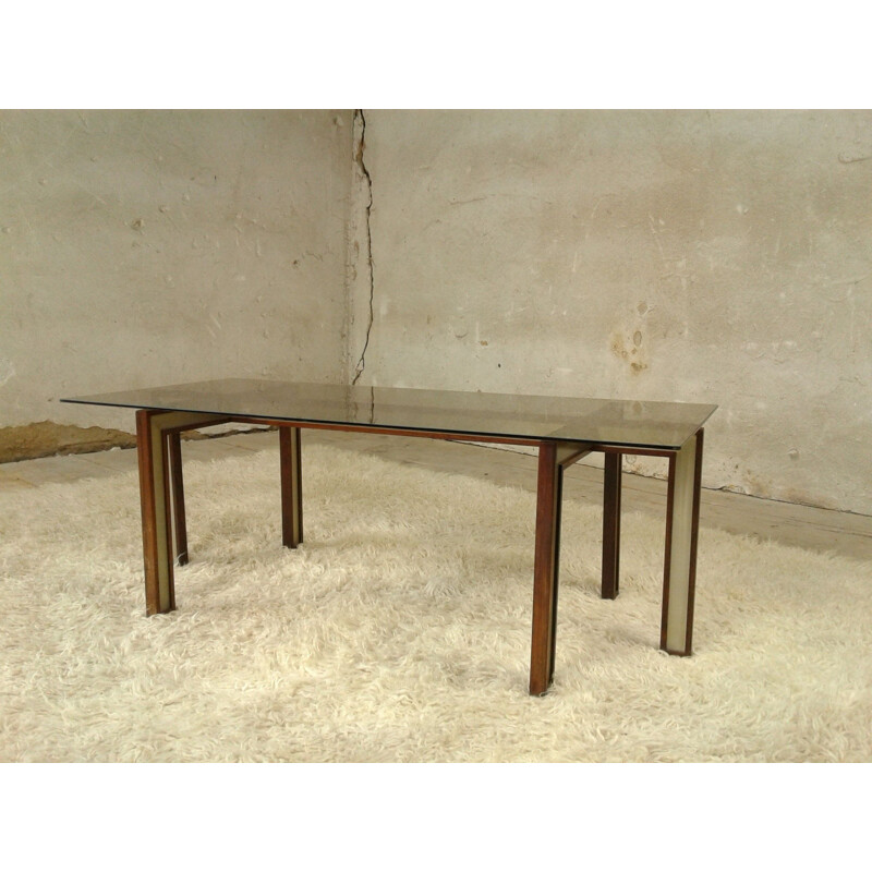 Vintage scandinavian coffee table Henning Koch in Rio rosewood