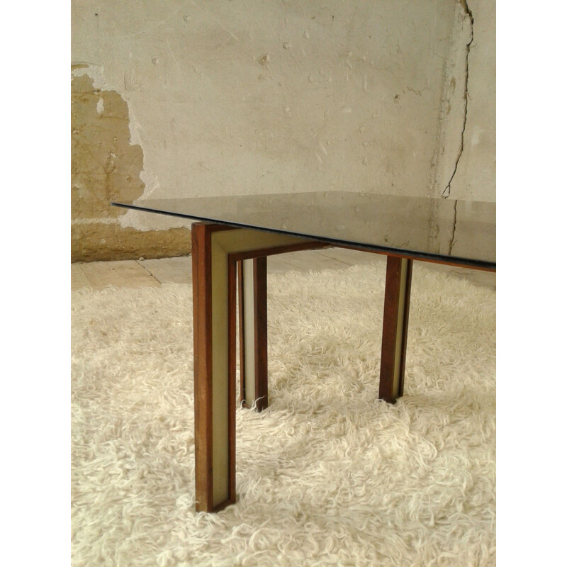 Vintage scandinavian coffee table Henning Koch in Rio rosewood