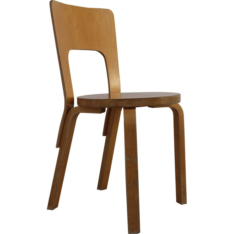 Vintage chair model 66 by Alvar Aalto