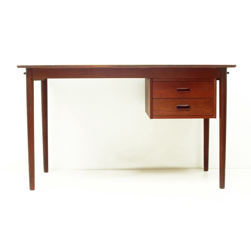 Bureau vintage danois en teck par Arne VODDER pour H. Sigh & Søns Møbelfabrik