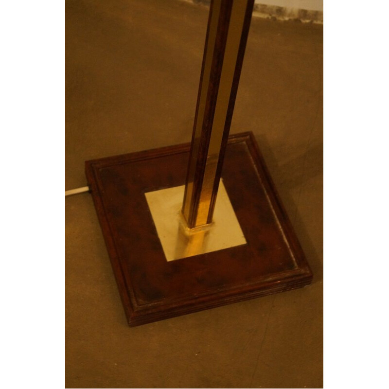 Vintage brass floor lamp