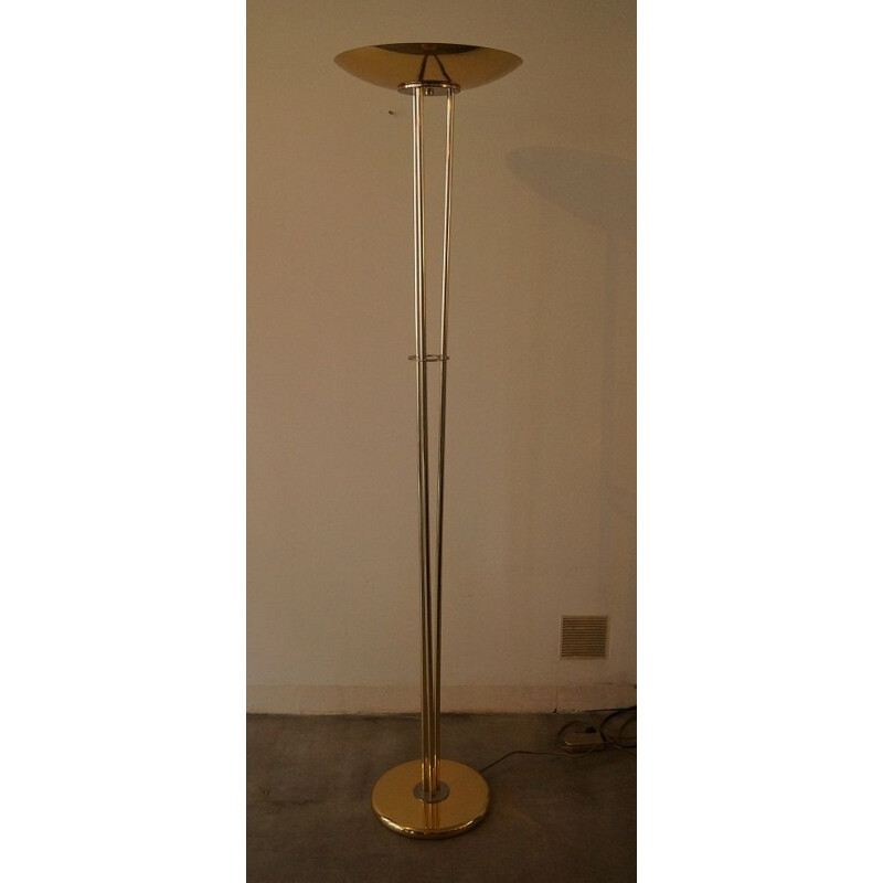Vintage Italian Relco brass floor lamp