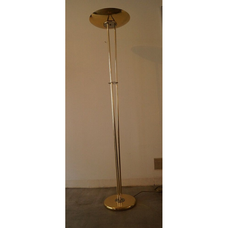 Vintage Italian Relco brass floor lamp