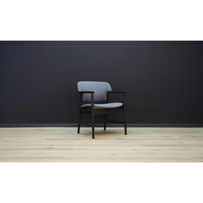 Chaise vintage grise par Fritz Hansen