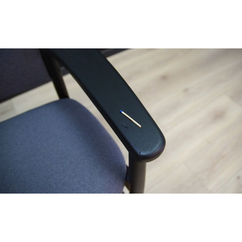 Chaise vintage grise par Fritz Hansen