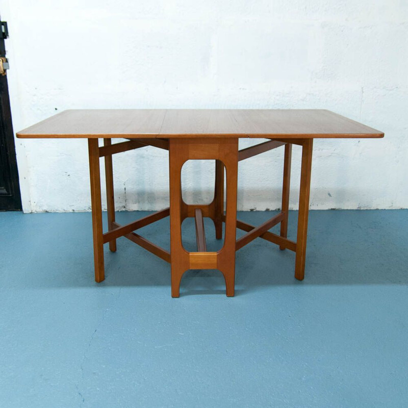 Table vintage scandinave à rabats