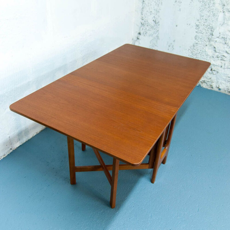 Table vintage scandinave à rabats