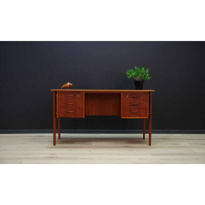 Vintage danish desk in teak