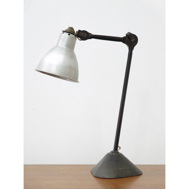 Lamp in lacquered steel, Bernard-Albin GRAS - 1930s