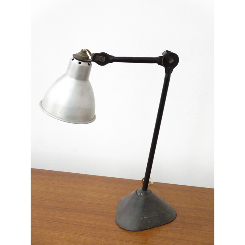 Lamp in lacquered steel, Bernard-Albin GRAS - 1930s