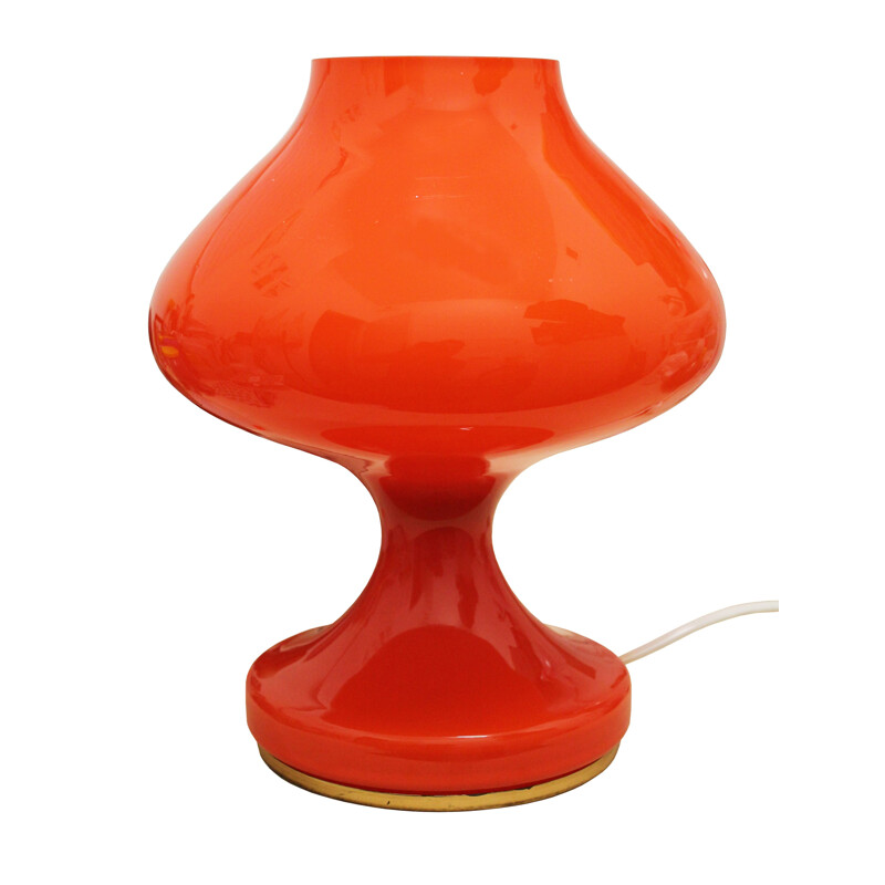 Vintage orange lamp by Stepan Tabera