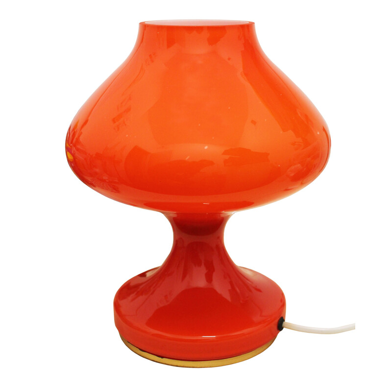 Vintage orange lamp by Stepan Tabera