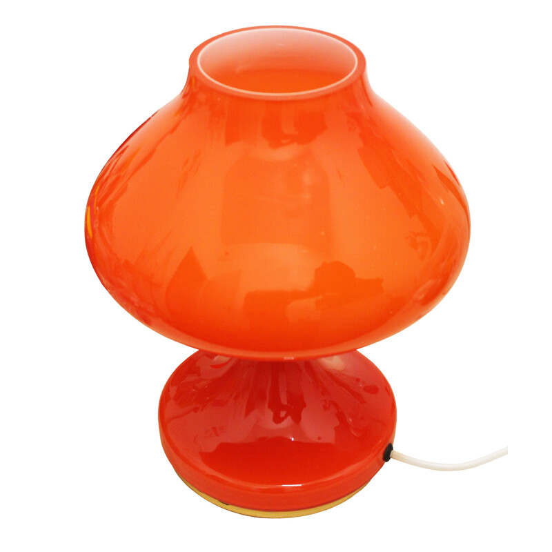 Vintage orange lamp by Stepan Tabera