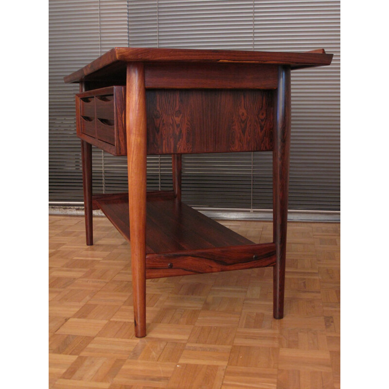 Vintage console in Rosewood by Arne Vodder for Sibast