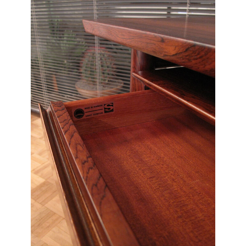 Vintage console in Rosewood by Arne Vodder for Sibast