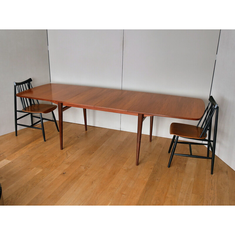 Vintage teak extendable table
