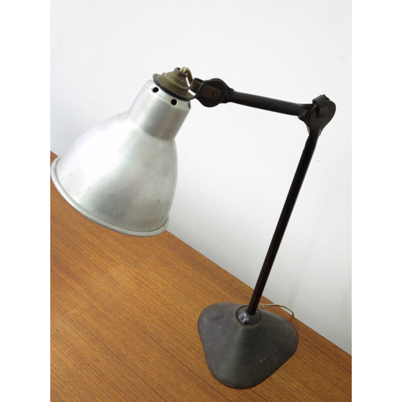 Lamp in lacquered steel, Bernard-Albin GRAS - 1930s