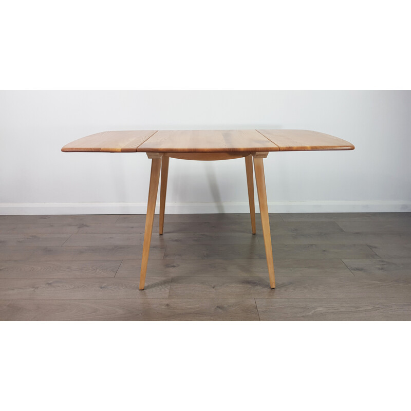 Vintage drop leaf dining table by Lucian Ercolani for Ercol