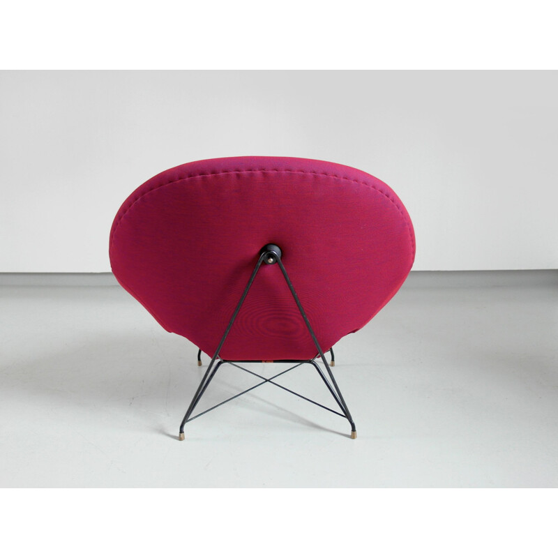 Pair of vintage Cosmos armchairs by Augusto Bozzi for Saporiti