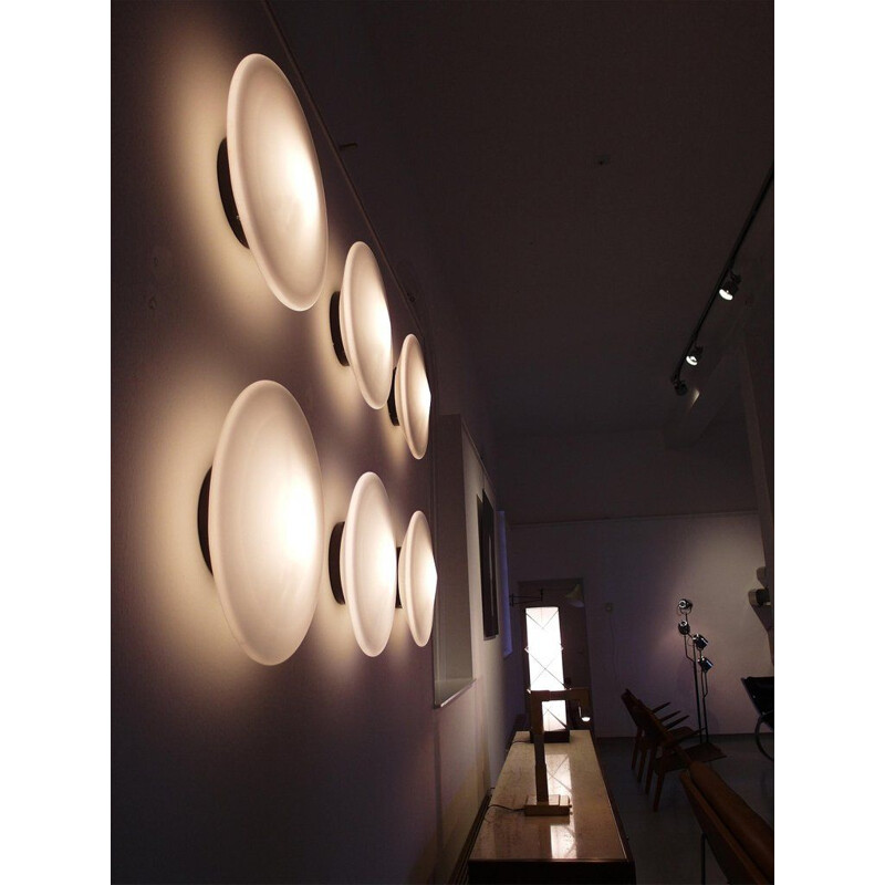 Set of 6 wall lights in opaline by Raak