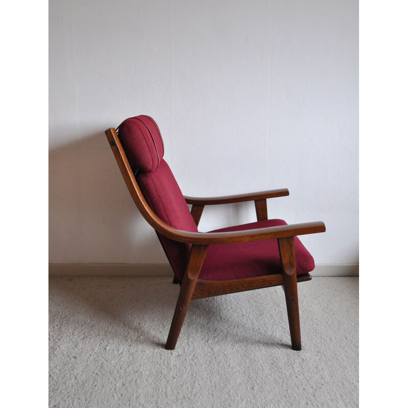 Vintage GE-530 lounge chair by Hans J. Wegner