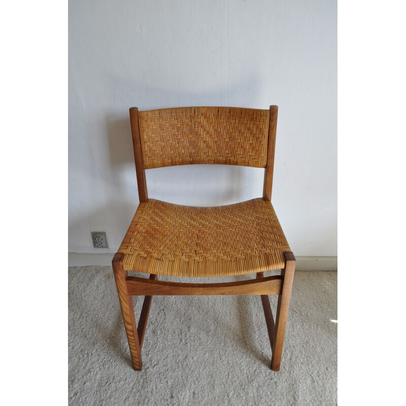Suite de 3 chaises vintage modèle 351 par Peter Hvidt