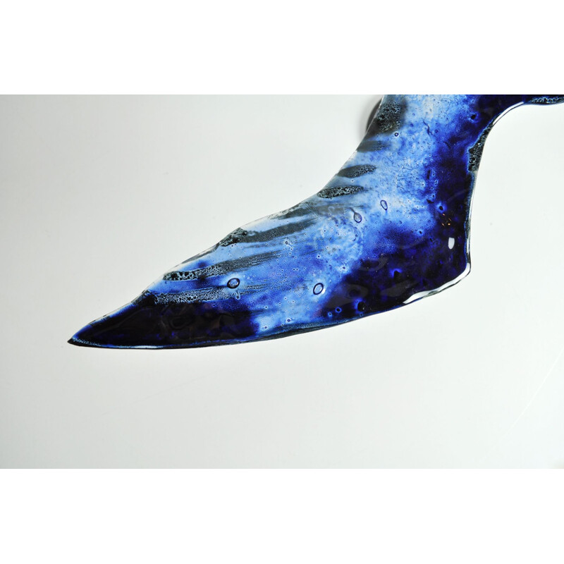 Oiseau bleu vintage par Tróndur Patursson