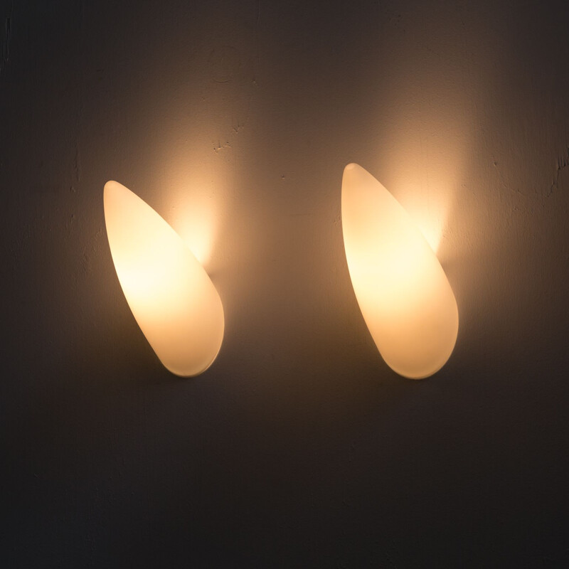 Set of 2 vintage wall lights by Philippe Starck for Flos