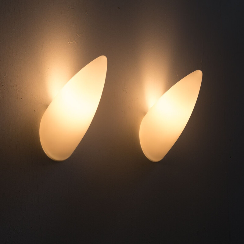Set of 2 vintage wall lights by Philippe Starck for Flos
