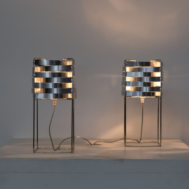 Set of 2 vintage table lamps by Max Sauze