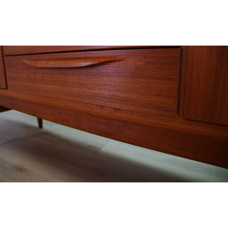 Vintage Danish highboard in teak by J. Andersen