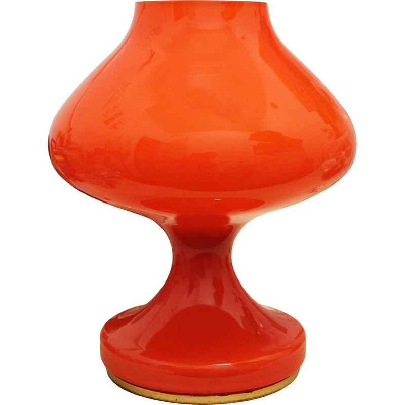 Vintage orange lamp by Stepan Tabera