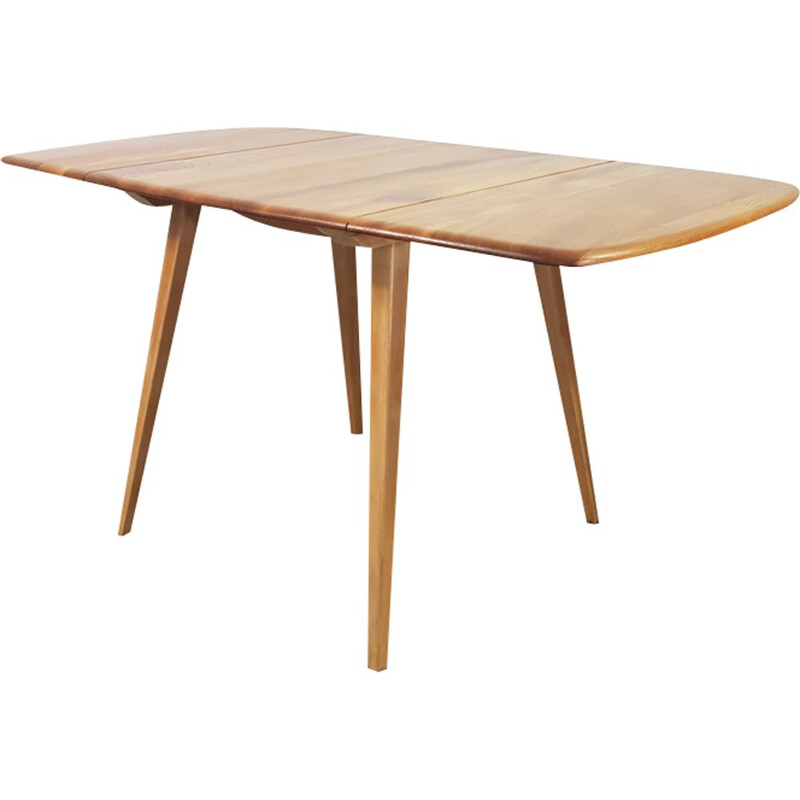 Vintage drop leaf dining table by Lucian Ercolani for Ercol