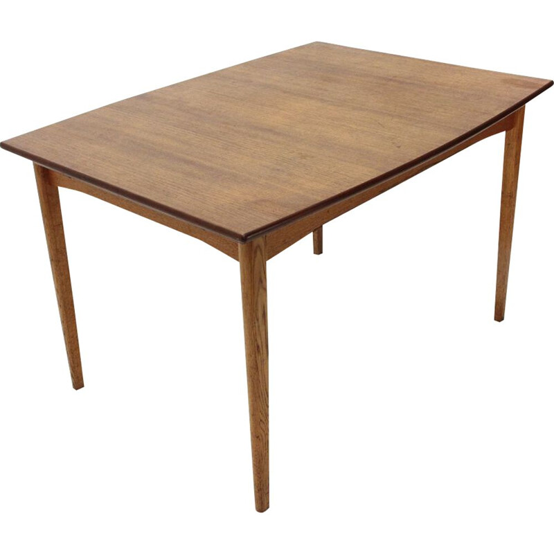 Vintage Italian extendable table in teak