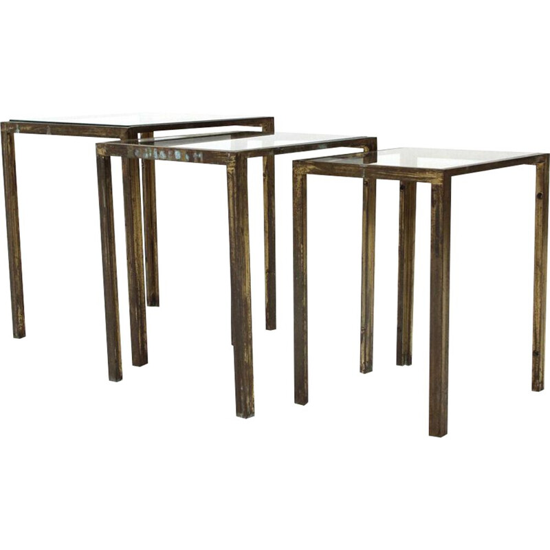 Suite de 3 tables gigognes italiennes