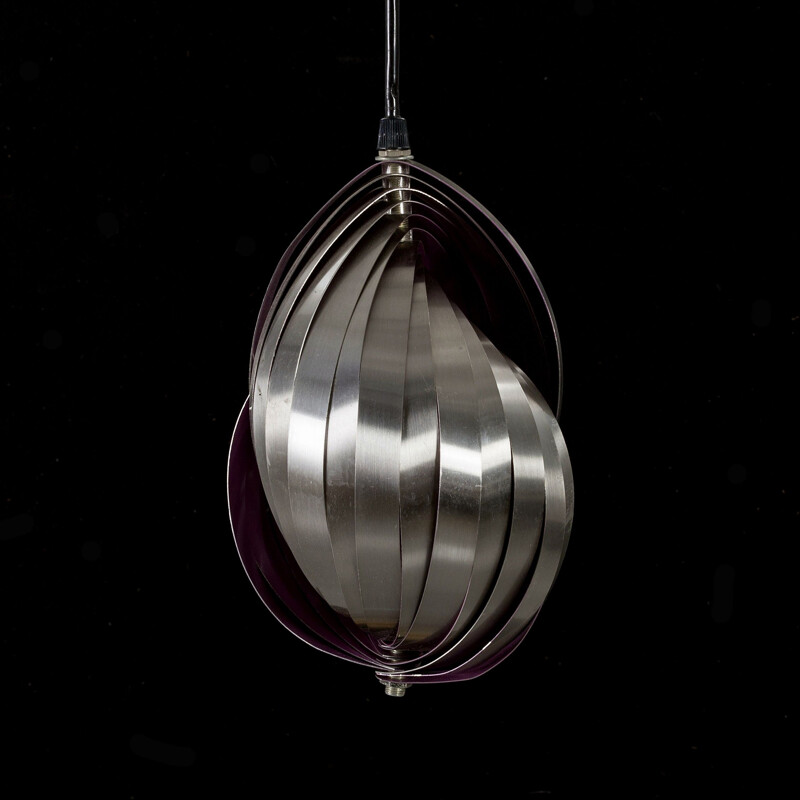 Lámpara de suspensión vintage de Henri Mathieu