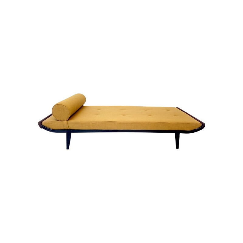 Cleopatra daybed in metal, teak and fabric, Dick CORDEMEIJER - 1954