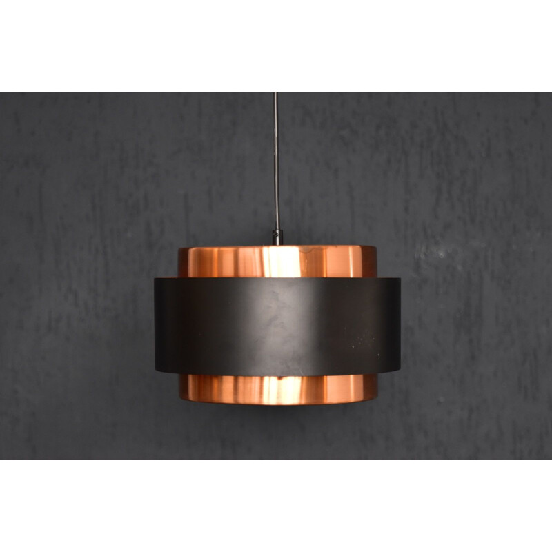 Vintage danish pendant lamp Saturn by Jo Hammerborg for Fog and Mørup