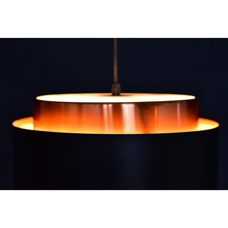 Vintage danish pendant lamp Saturn by Jo Hammerborg for Fog and Mørup