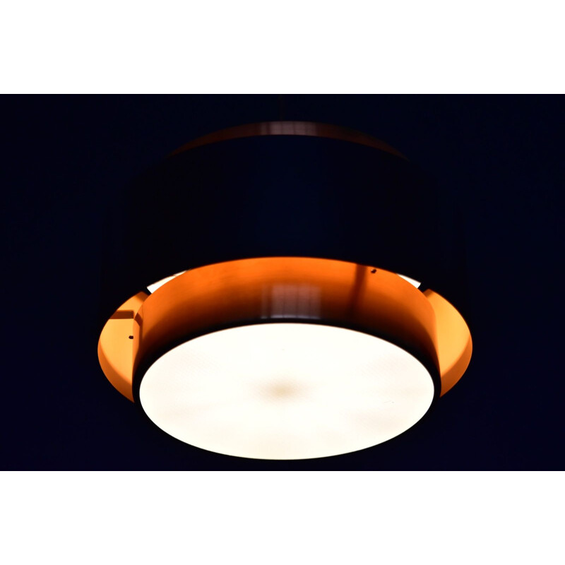 Vintage danish pendant lamp Saturn by Jo Hammerborg for Fog and Mørup