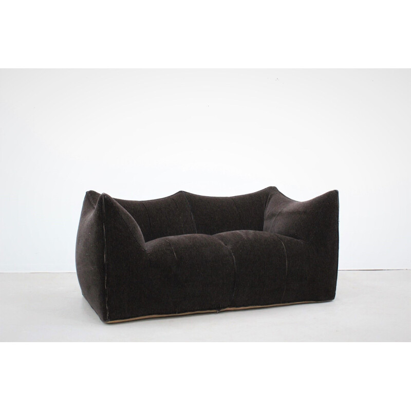 Canapé vintage Le Bambole Sofa for B&B en velours 1970