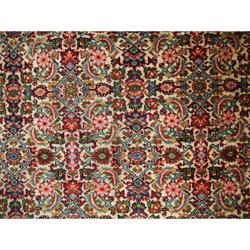 Tapis vintage fait-main Indiens