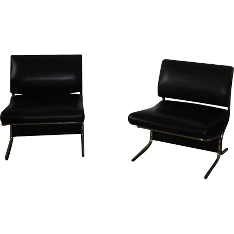 Pair of vintage Caracas armchairs by Pierre Guariche