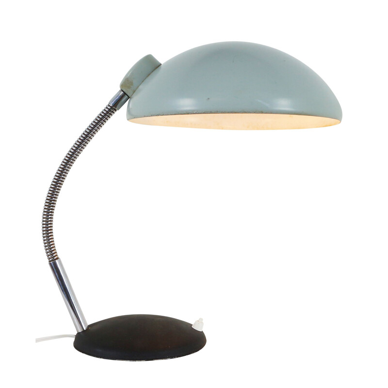 Lampe vintage bleu et noir