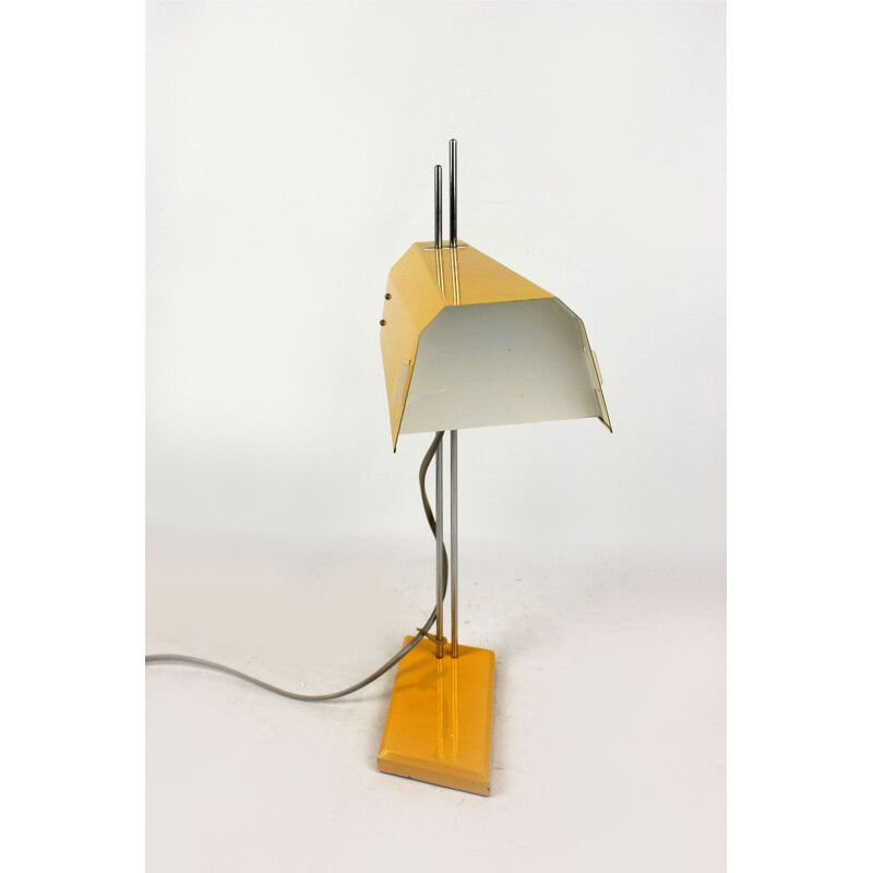 Vintage yellow lamp by Josef Hurka for Lidokov