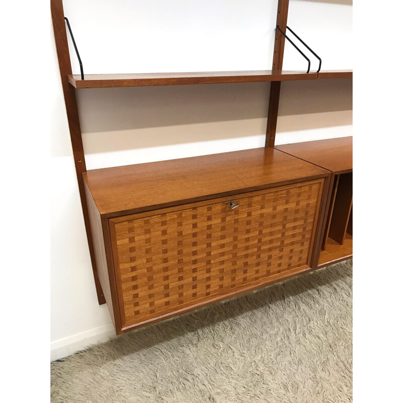 Vintage royal system wall unit by Poul Cadovius