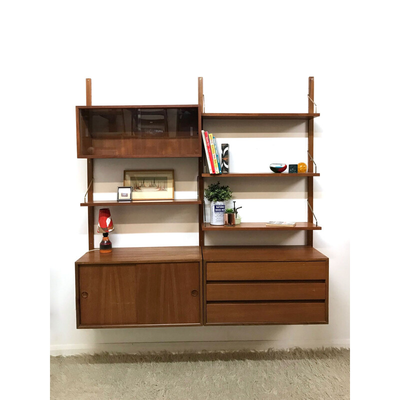 Vintage Royal System wall unit by Poul Cadovius