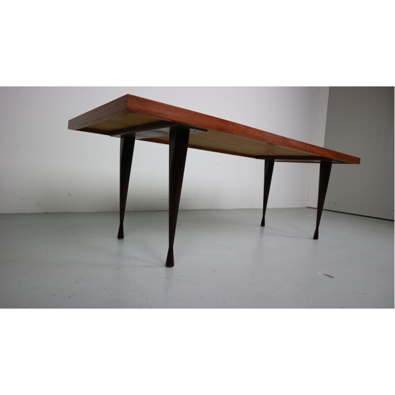 Vintage Danish coffee table in teak